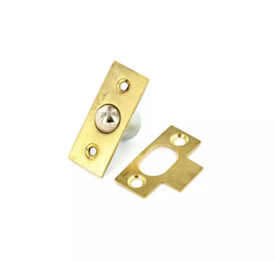 Charles Watson Securit B5424 Loose Bales Catch 19mm Brass Plated from B&Q