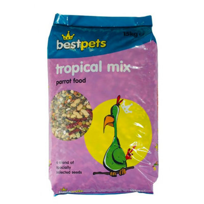 Bestpets Tropical Parrot Food Mix 15Kg from B&Q