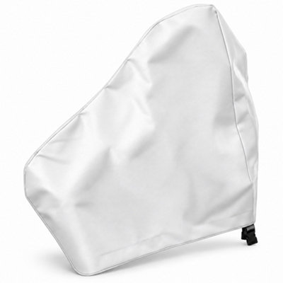 HTD Tow Hitch Cover White Faux Leather Caravan Trailer Towing - QQ007340WH - Image 6