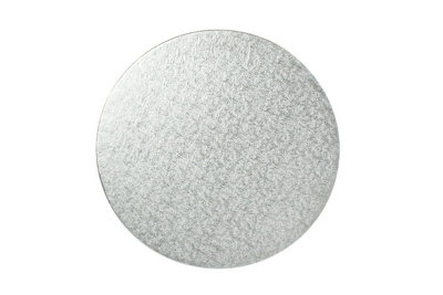  - 6" Round Cake Drums 12mm Strong Silver Foil