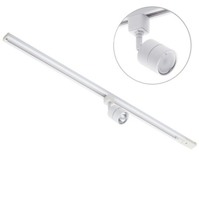 Litecraft Soho White 1 Head 1M Straight Kitchen Ceiling Light With Led Bulbs from B&Q