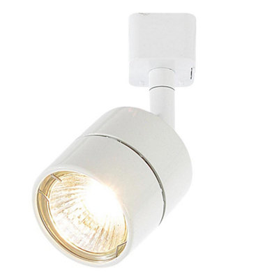 Litecraft Soho White Gu10 Single Track Circuit Spotlight Head from B&Q