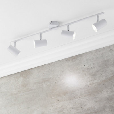 Litecraft Chobham White Adjustable Ceiling Spotlight Bar from B&Q
