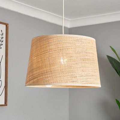 Inlight Tipi Natural Fabric Round Lamp Shade (D)40Cm from B&Q