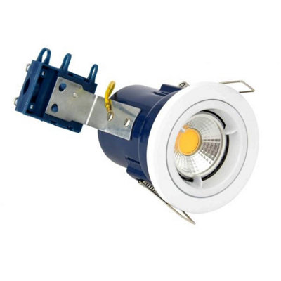 Forum Lighting Forum Electralite Ela-27465-Wht Yate Fixed Fire Rated DownlightWhite (11949) from B&Q