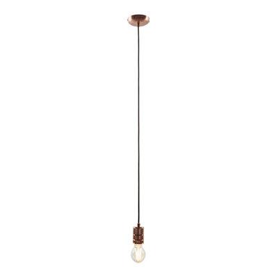 Inlight Milled Copper Bronze Effect E27 Cable Light Set from B&Q
