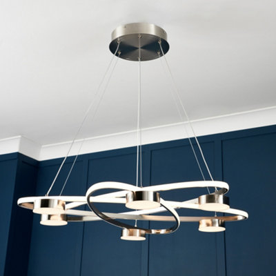 Litecraft Visconte Acerra Brass Ceiling Light from B&Q