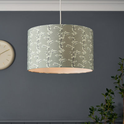 Inlight Para Green Floral Round Lamp Shade (D)40Cm from B&Q