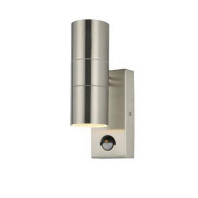 Forum Lighting Forum Zinc Zn-29179-Sst Leto Twin Up/down Wall LightStainless Steel (11994) from B&Q