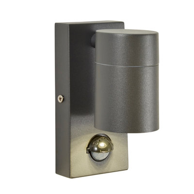 Forum Zn-37938-Anth Leto Gu10 Fixed Up Or Downlight With Pir Sensor Anthracite from B&Q