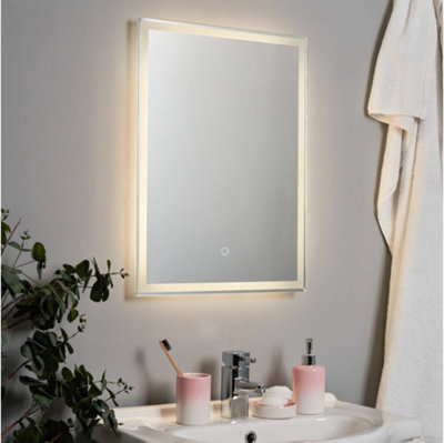 Spa Lighting Spa-44388 Exe 36.2W Ip44 Led 4000K (Cool White) Illuminated Rectangular Bathroom Mirror from B&Q
