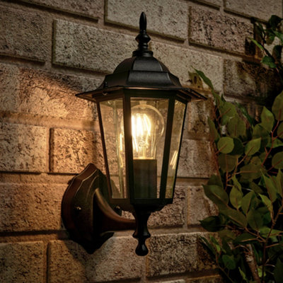 Litecraft Arun Anthracite Outdoor Wall Light from B&Q