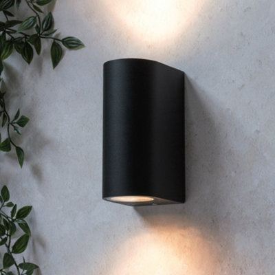Litecraft Irwell Black Up And Down Outdoor Wall Light from B&Q