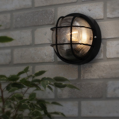 Litecraft Mole Black Outdoor Wall Light from B&Q