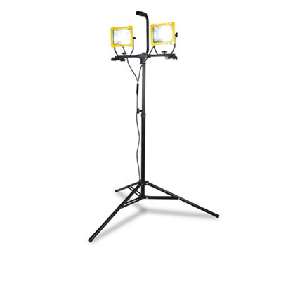 Stanley Twin 60W 4800Lm Corded Integrated Led Work Light from B&Q