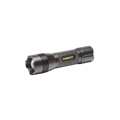 Stanley Black 350Lm Led Battery-Powered Torch from B&Q