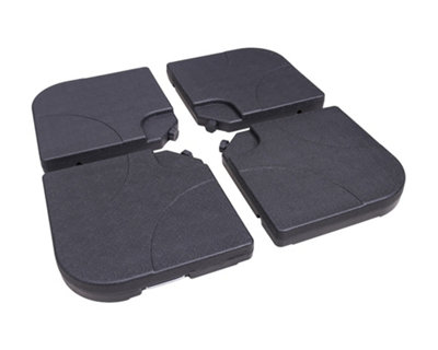 B&Q -  Water Fillable Base For Cross Base Cantilever ParasolSet Of 4