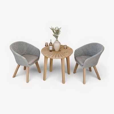 B&Q -  Roma Bistro Set With Sol Dining Chairs
