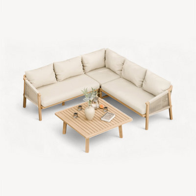 Royalcraft Roma 5 Seater Corner Lounge Set from B&Q