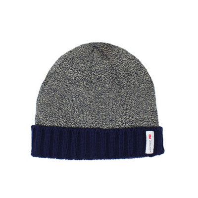Heatguard 3M Thinsulate 2 Tone Navy Cuff Beanie Hat from B&Q