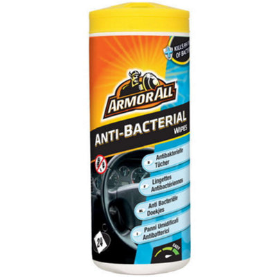 Armor All Armorall Disinfectant Wipes Car Dashboard Interior Surfaces 24 Wipes Kills Virus from B&Q