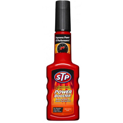 Stp 200Ml Power Booster Octane Cleans Fuel System Concentrated Power Performance from B&Q