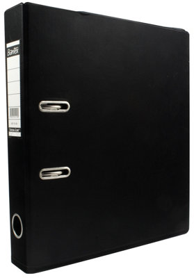Elba Bantex Mini Lever Arch File Pvc Slotted 50mm Spine A4 Black Ref 145110 from B&Q