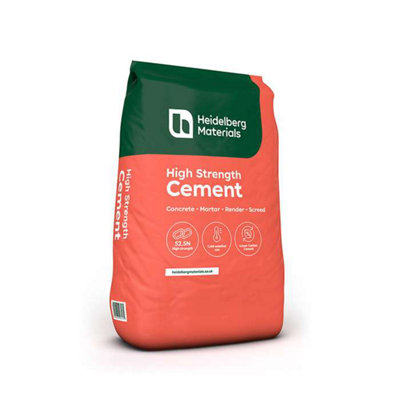 B&Q Heidelberg Materials High Strength Cement 25Kg