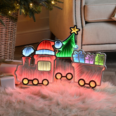 B&Q -  Infinity Light Up Christmas Train70Cm