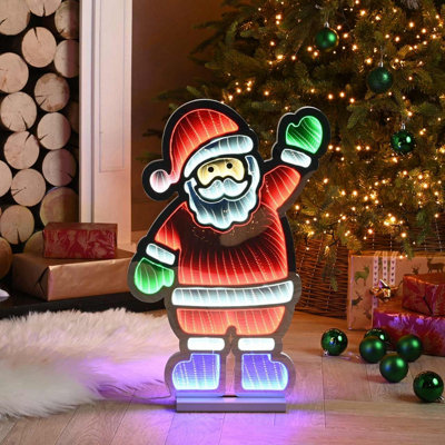 B&Q -  56Cm Santa Infinity Light