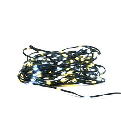 Festive 250 Twister Lights - White/warm White Mix