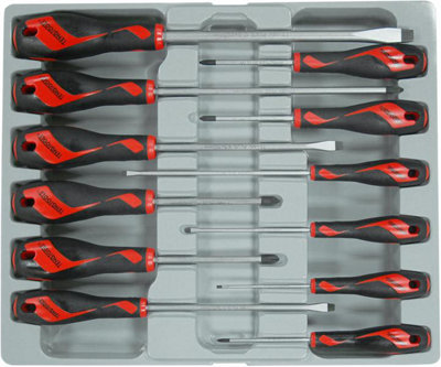 Mehr Mega Drive Screwdriver Set 12-Pce Qty 1 Set Teng Tools from B&Q