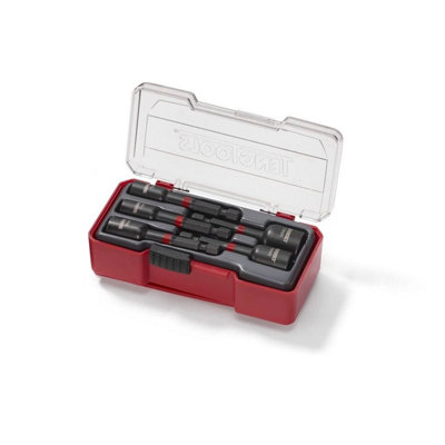 Teng Tools Tjns05 Impact Nut Setter Set With Belt Clip 5 Pieces from B&Q
