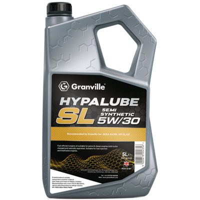 Granville Hypalube Semi Synthetic 5W/30 Engine Oil Additive Ford Zetec 5 Litre from B&Q
