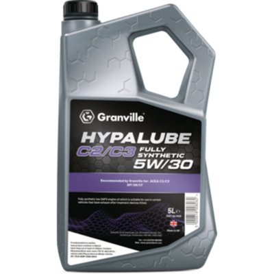Granville Hypalube C2/C3 Fully Synthetic 5W/30 Mid Engine Oil Additive 5 Litre - Image 4
