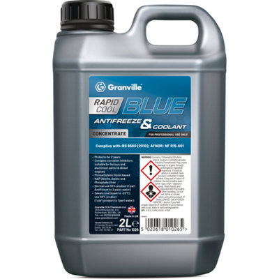 Granville Chemicals Granville Rapid Cool Anti Freeze 2 Litre Blue