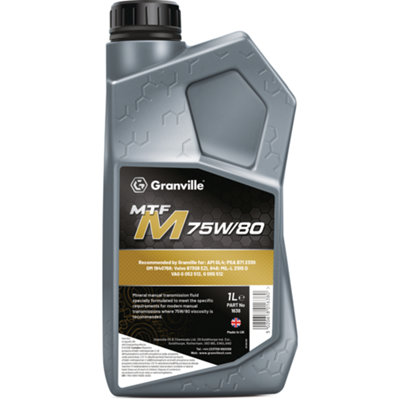Granville 75W/80 Hypoid Gear Oil Manual Gearbox Transmission Mineral 1 Litre 5020618016380 - Image 6