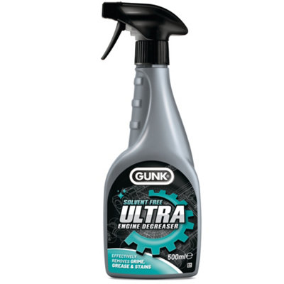 Gunk Ultra Engine Degreaser Spray Cleaner Car Grease Dirt Remover Trigger 500Ml from B&Q
