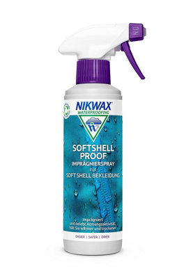 Nikwax Softshell Proof Spray-On For Waterproofing Softshells from B&Q