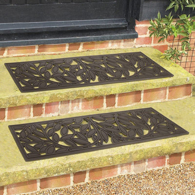 Greena Outdoor Rubber Mats 2Pk from B&Q