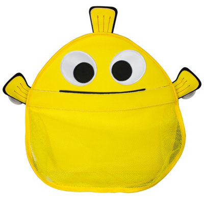 HomeMate Kids Luv Bath Toy Organiser - Yellow Fish