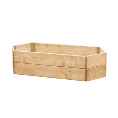 B&Q -  Extended Hexagonal Wooden Raised Bed 90 X 30CmH30Cm