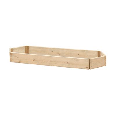B&Q -  Extended Hexagonal Wooden Raised Bed 120 X 30CmH15Cm