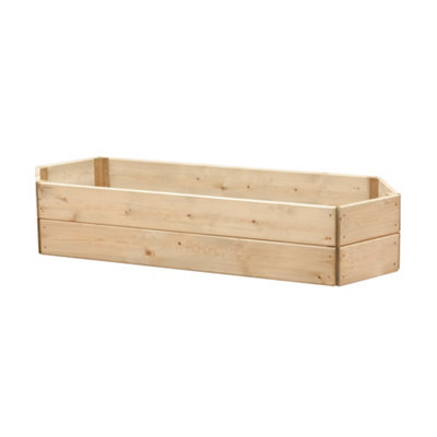 B&Q -  Extended Hexagonal Wooden Raised Bed 120 X 30CmH30Cm