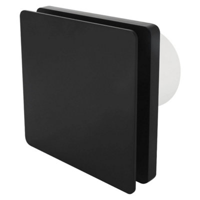 Manrose Blk100S Axial Tiled Extractor Fan 100mm Standard Model (Black) from B&Q