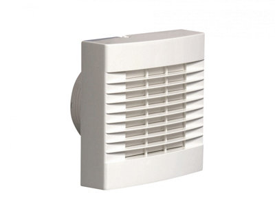 Airvent 100mm 4-Inch Axial Extract Fan For Bathroom Wall Or Ceiling Installation from B&Q