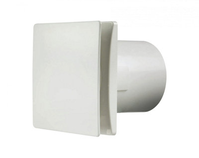 Airvent 100mm Tile FanStylish And Efficient Bathroom Extractor Fan from B&Q