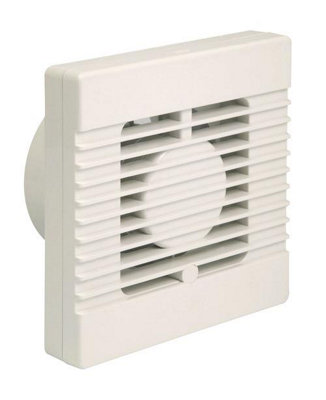 B&Q -  100mm Intervent 4" Bathroom & Toilet Humidity Extractor Fan With TimerNvf100H