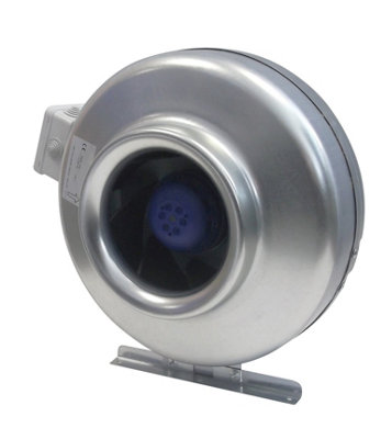 Manrose 200mm (8") Inline Centrifugal Commercial Extractor Fan Metal HousingHigh Airflow VentilationMet200 from B&Q