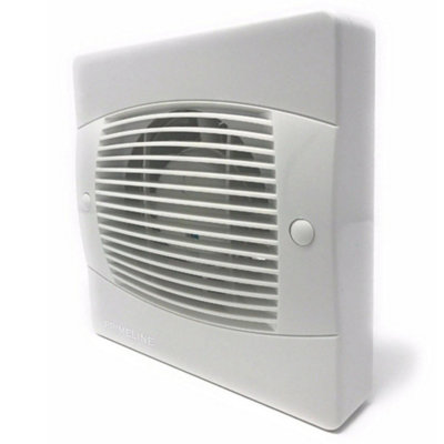 Primeline Manrose Pef4040 (Xf100h) Axial Extractor Fan 100M / 4 Inch (Humidistat / Timer Model)